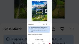 Canva में ये Glass Maker Effect देखा ह#canvatips  #canvadesign#canvahacks #canvatutorial #learncanva