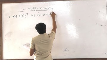 Lec.6 Multinomial Theorem by Ranjeet sir Career Xone Gondia #jee #iit