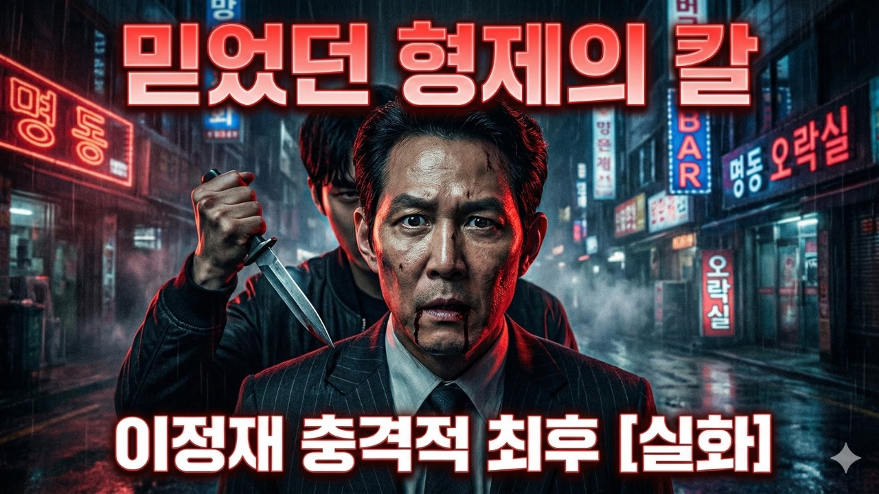 이정재, 믿었던 형제의 칼에 찔리다.. 명동 패권 전쟁의 충격적 배신과 비극적 최후 [실화]