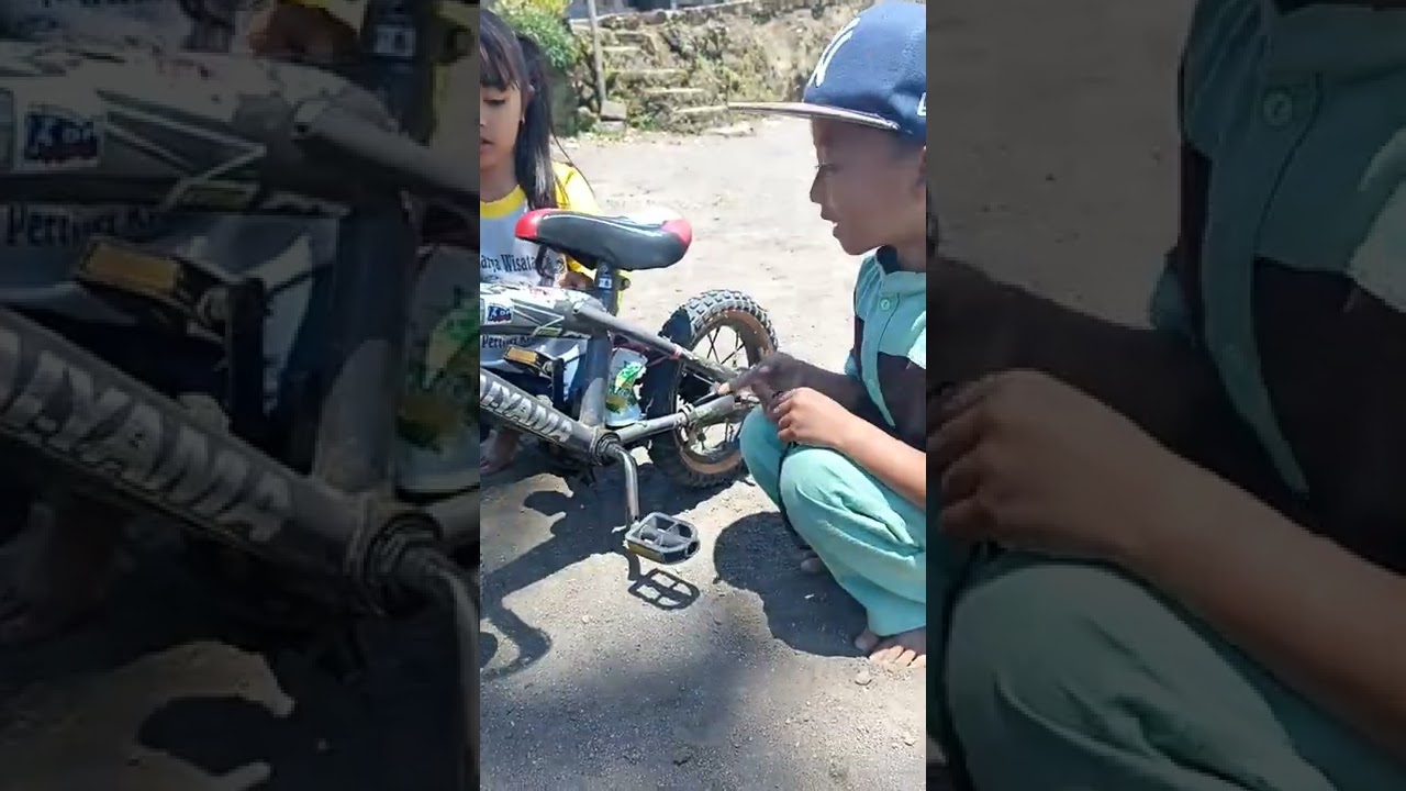 BIKIN SEPEDA BERSUARA MOTOR 