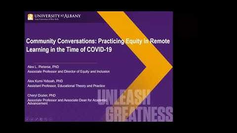 Practicing Equity in Remote Learning