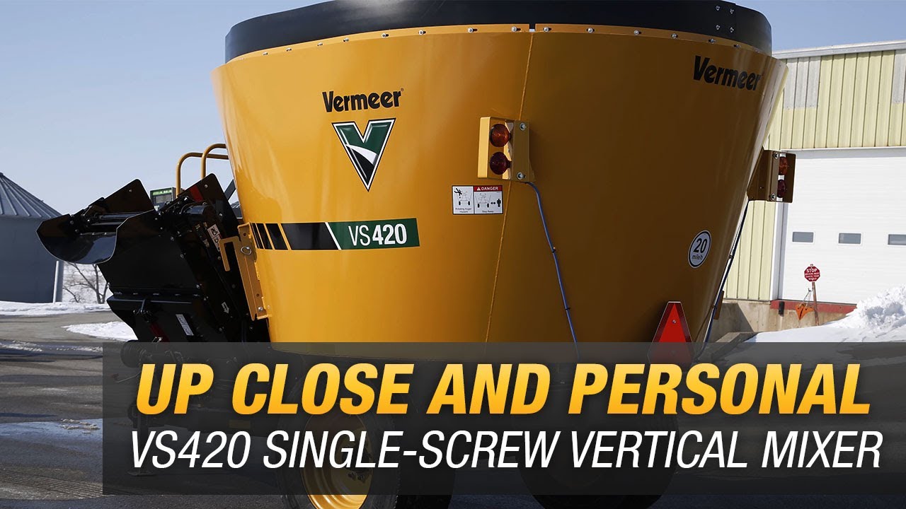 Walkaround of the VS420 single-screw vertical mixer by Vermeer