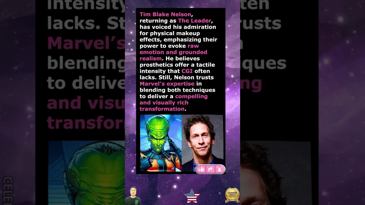 Why Does Tim Blake Nelson Reject CGI?