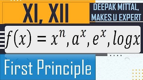 first principle I differentiation I ab-initio method I delta method I derivatives I class11 ,12