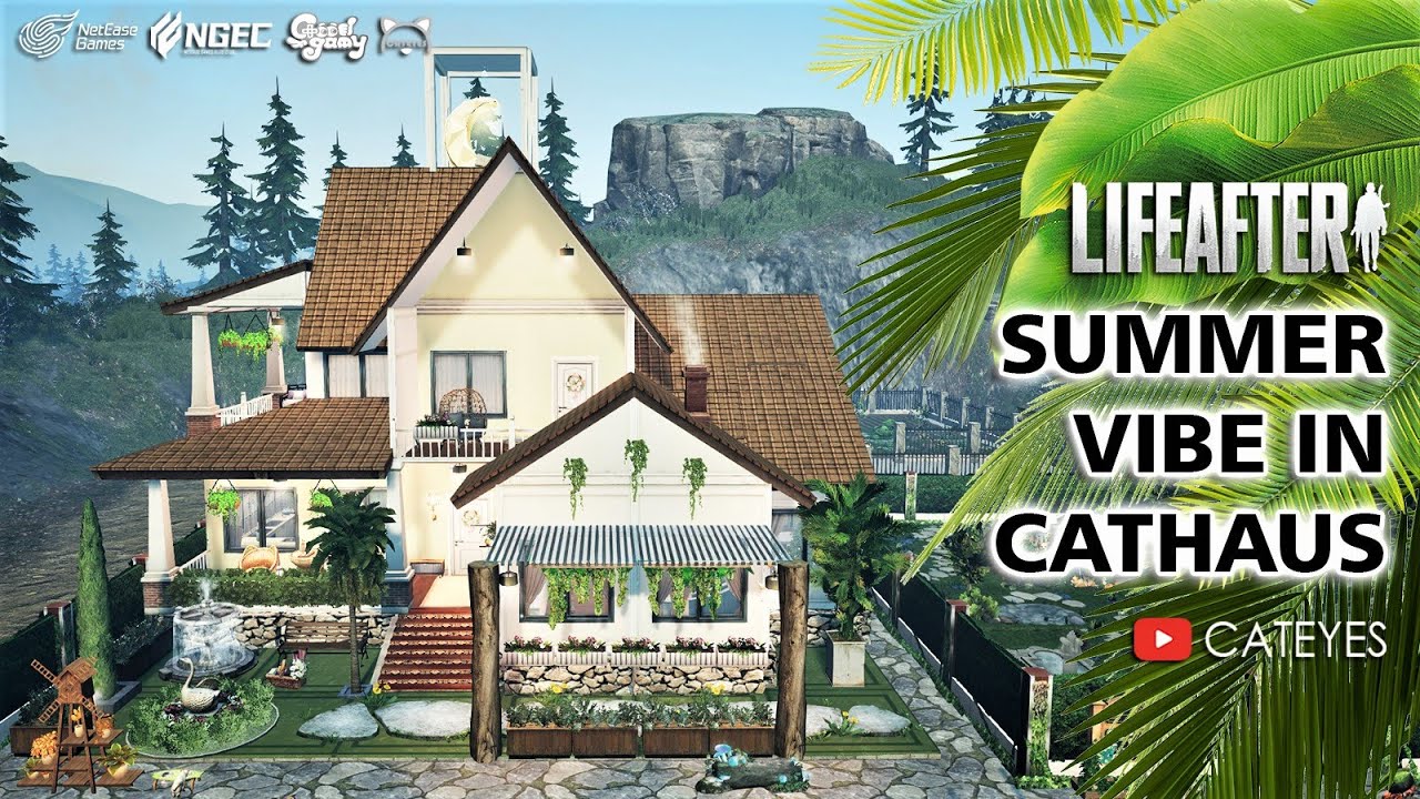 [4K] LifeAfter 🏡 F2P Summer Manor Design is Simple & Easy🌞- No need useless trick to make it harder