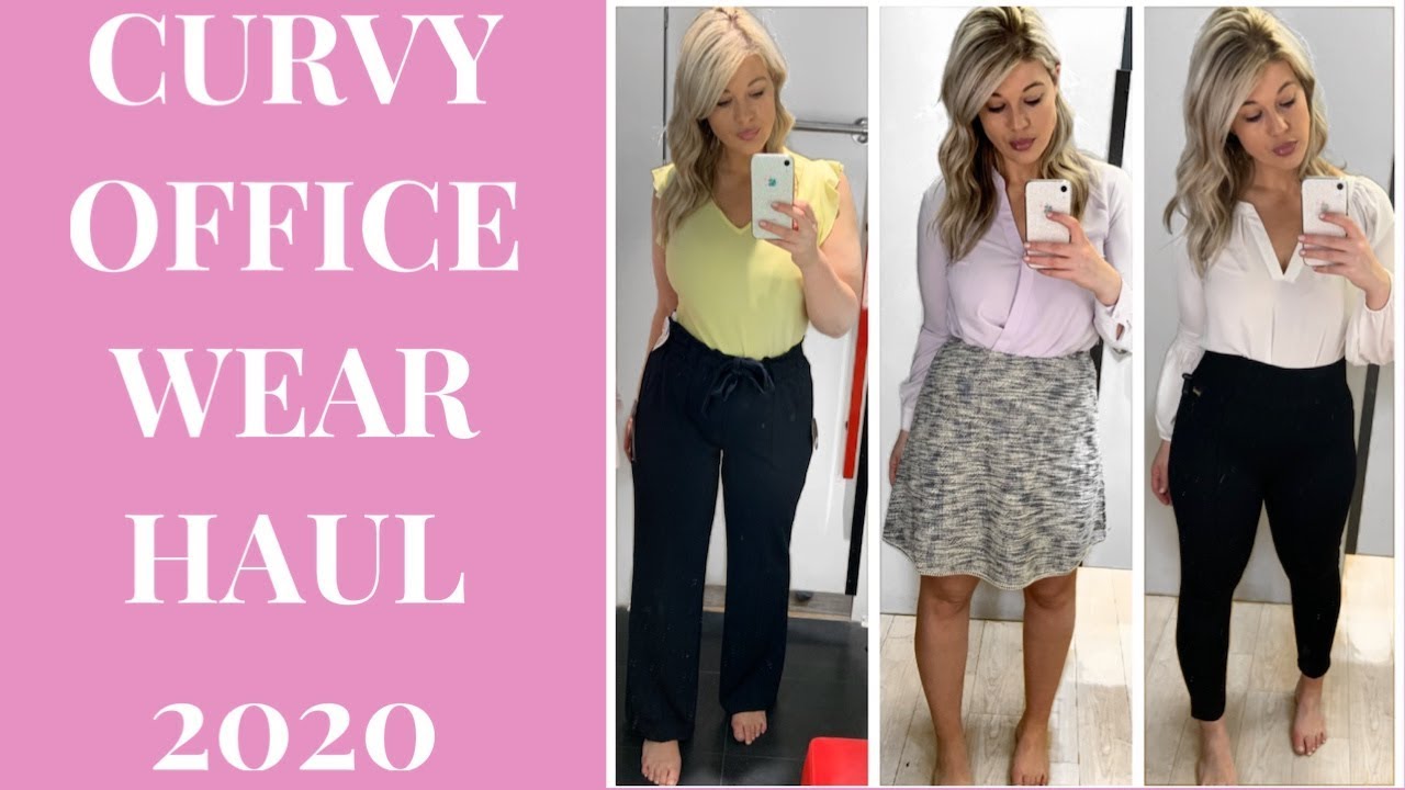 CURVY OFFICE WEAR TRY ON AT WINNERS/MARSHALLS | WINTER 2020 - YouTube