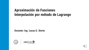 P05g - Ejercicios Interpolación de Lagrange