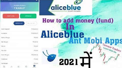 How to add  fund in Aliceblue | alice blue me fund kaise add kare || #Aliceblue