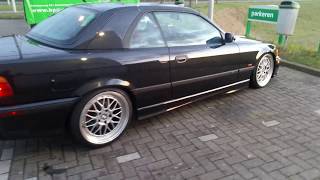 BMW e36 320I individual Cabrio with hardtop on BBS Le Mans  18 inch