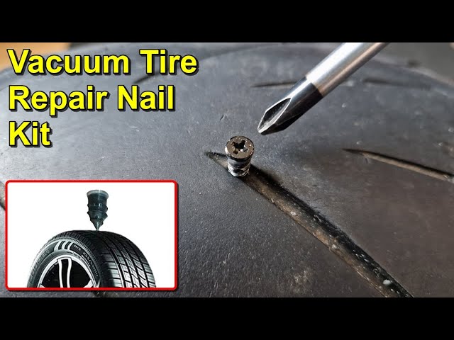 SELLERFLOR 10Pcs Vacuum Tyre Repair Nail Puncture Repair Nail Fast Repair  Tool Tire Repair Rubber Nails