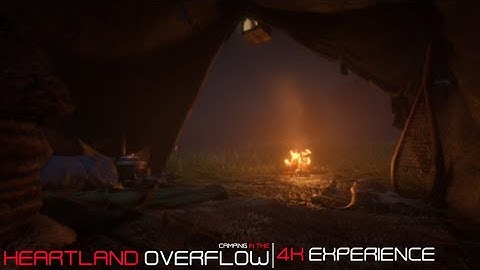 Red Dead 2 Ambience (Camping in the Heartlands Overflow) 4K Experience