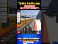 TEJAS RAJDHANI CROSSING RAILWAY STATION 😱 | INDIAN TRAIN SIM 2024 | TRAIN SIMULATOR #shorts