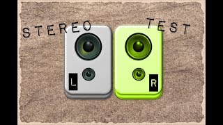 2.1 \/ 2.0 Stereo Sound Test with Visuals