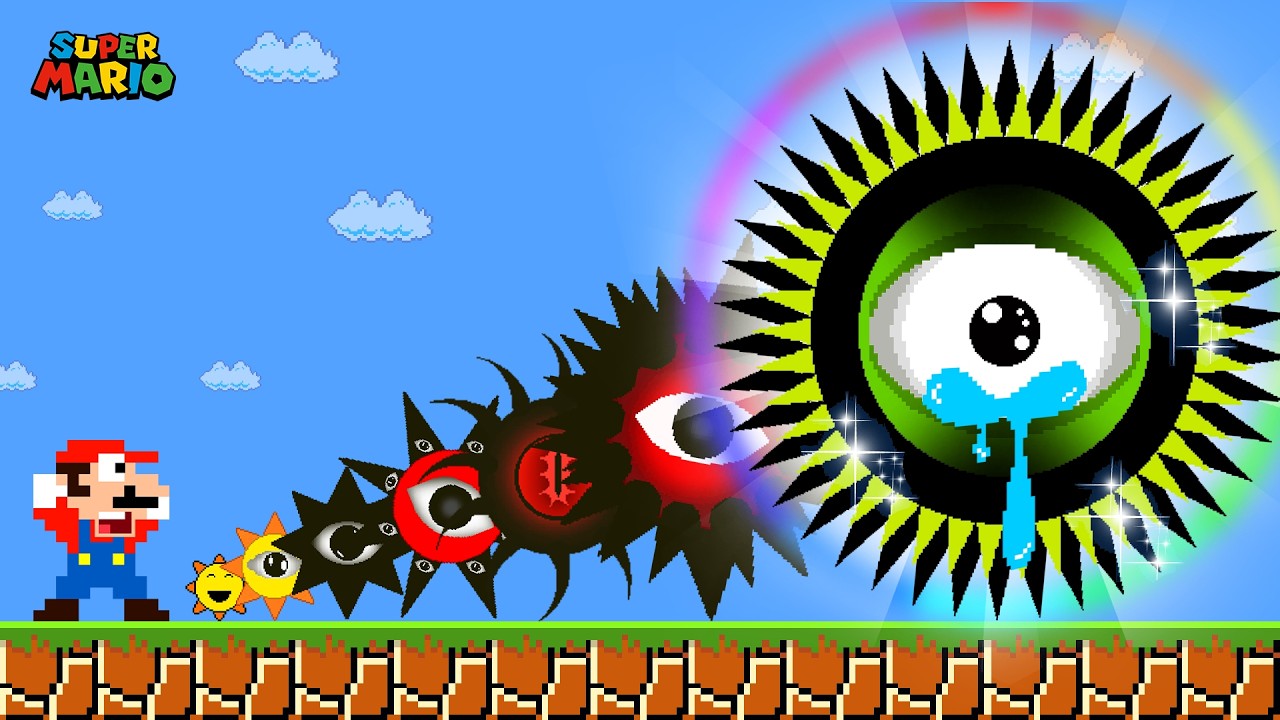 Mario's Hardest Challenge: Mario ESCAPEs the Evolution of All Sprunki Mr.Sun | Sad Story