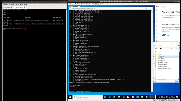 Redteam: Generate an obfuscated HTA carrying Meterpreter shellcode with MacroPack Pro