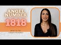 1818 angel number  what is the hidden meaning