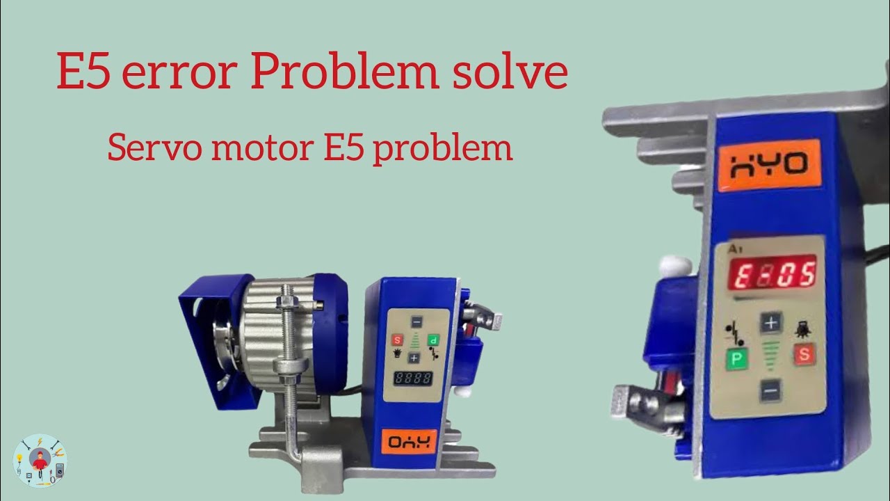 Servo motor E5 Problem solve| Error E5 |How to repair servo motor ESDA motor | #servomotorrepair #E5