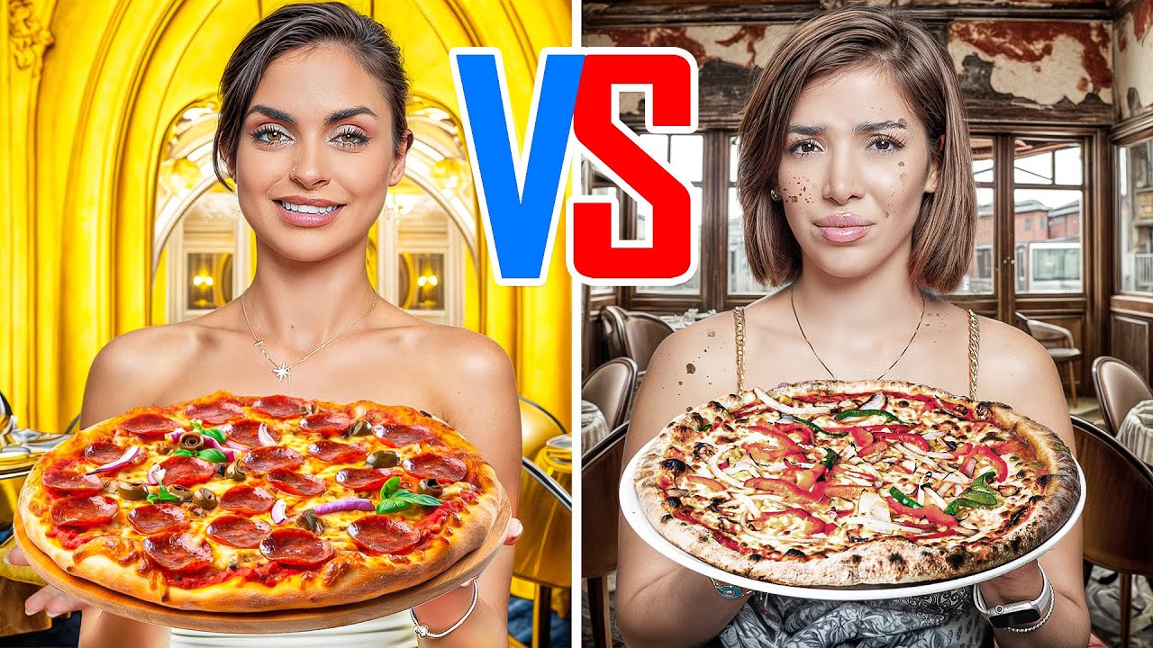 چالش پیتزا شانسی با ایتم های شانسی با نگار😂🔥