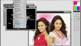 Photofiltre Tutorial: How to blend and add some brushes & textures
