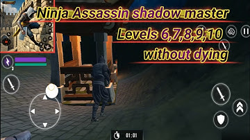 Ninja Assassin shadow master levels 6,7,8,9,10 without dying ninja Assassin shadow master.