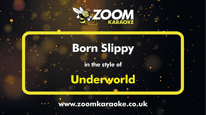 Born Slippy .NUXX Karaoke version - Karaoke performance video thumbnail