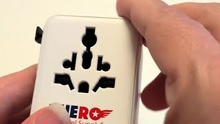 Hero International Travel Power Adapter Universal Plug For Europe, Uk, Us, Asia, Aus, 100 Countri