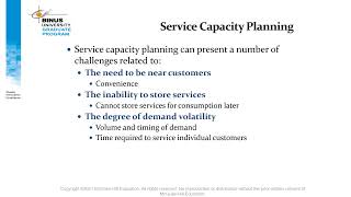 CH5 - Part6 - Strategic Capacity Planning for Product and Services