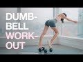 20 min full body dumbbell cardio workout at home