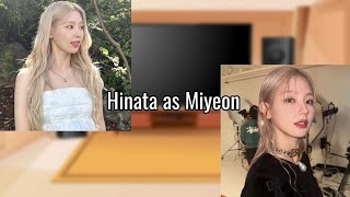 Naruto friends react to Hinata as Miyeon  (AU DESCRIPTION)