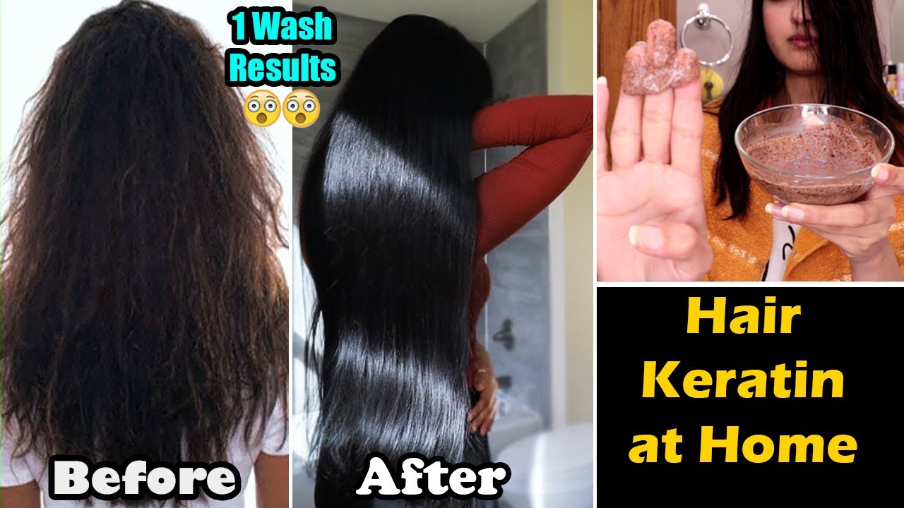 Hair Keratin for Frizzy Hair, Surprising Results in Single Wash, Silky ...