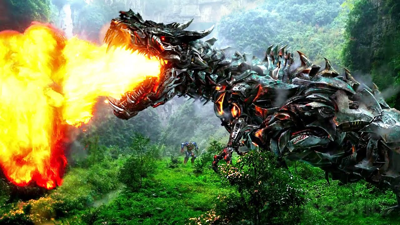 Dinosaurs + Robots = Dinobots | Transformers: Age of Extinction Best Scenes   4K