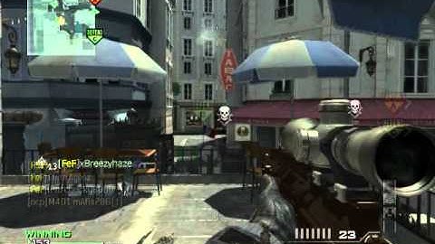 Awesome spawn shot with MSR - MW3