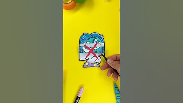 Solving Paper Craft Puzzle with Envy by Inside Out 2 💙#papercraft #puzzle #insideout #insideout2