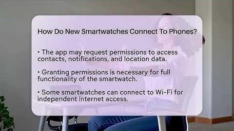 How Do New Smartwatches Connect To Phones? - The Hardware Hub