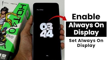 Enable Always On Display In Infinix Hot 40 Pro | Set Always On Display