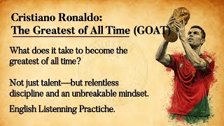 ⚽ Cristiano Ronaldo: The Greatest of All Time (GOAT) | Learn English Through Story | Graded Reader