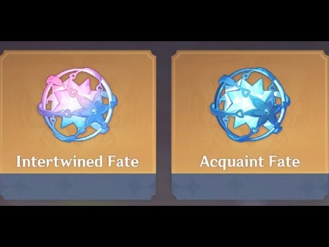 How To Get Acquaint Fate And Intertwined Fate Using Stardust Exchange Genshin Impact Youtube