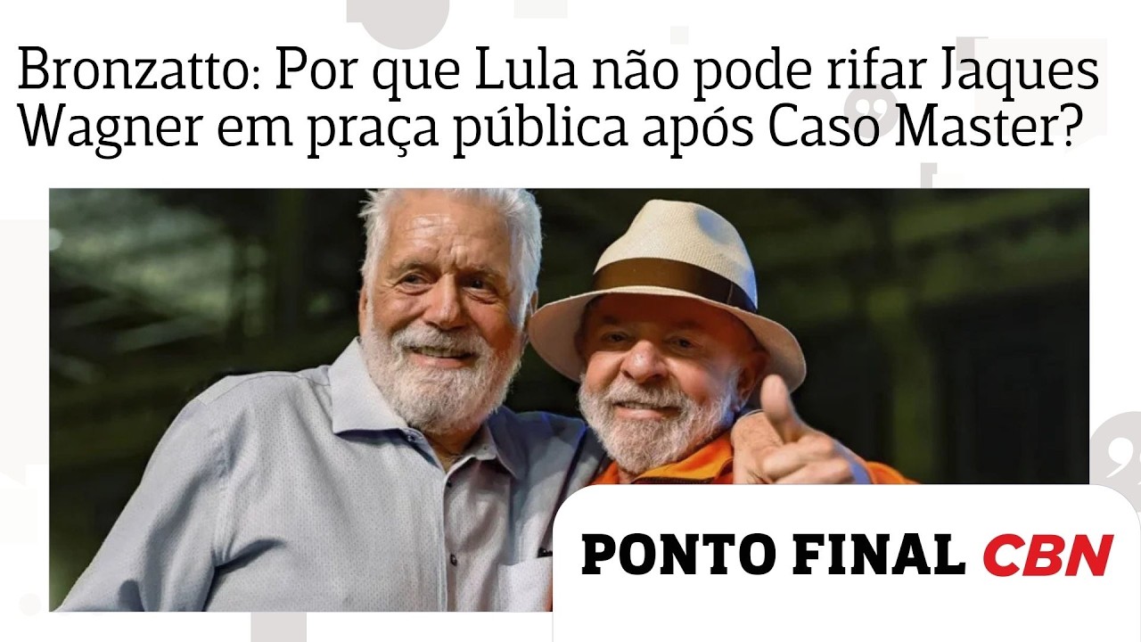 Thiago Bronzatto: Why can't Lula throw Jaques Wagner to the ...