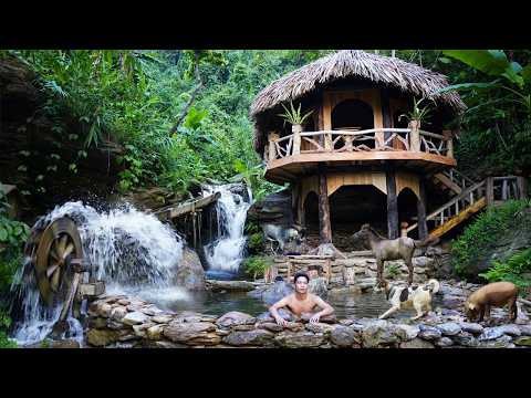 A Rainy Day at My Forest Farm | Peaceful Off-Grid Living with My Animal Companions
