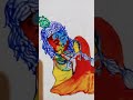 Unique Shri Krishna ka Drawing #art #viral #trending #youtubeshorts #shrikrishna