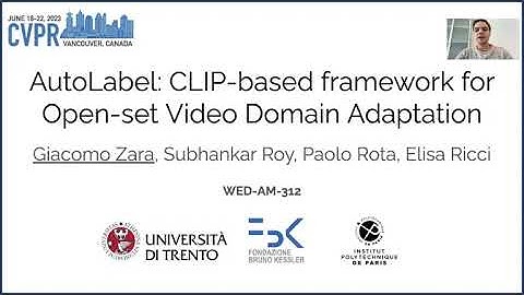 CVPR 2023 - AutoLabel: CLIP-based framework for Open-set Video Domain Adaptation