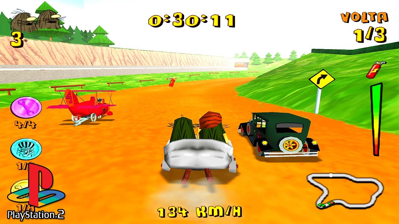 PS2]Wacky Races mad Motors(corrida maluca), Senhor dos Jogos