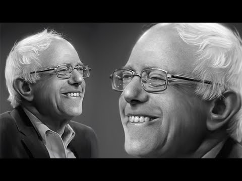 Bernie Sanders Portrait - Digital Art Speed Painting - Bernie Sanders Portrait - Digital Art Speed Painting