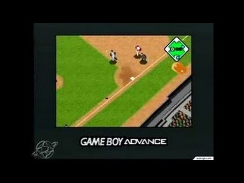 Baseball Advance Game Boy Gameplay - Barry Bonds goes for