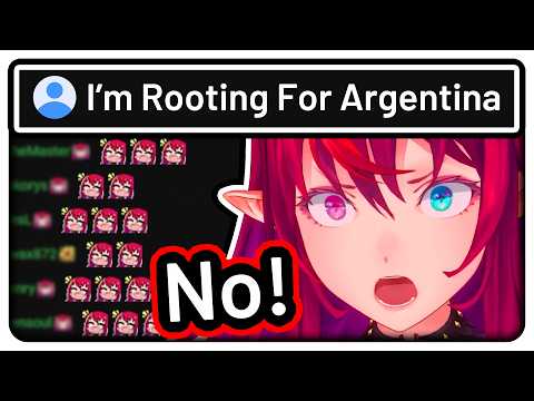 IRyS's Reaction to an Argentina Fan's Comment After the Japan vs Brazil Match【Hololive EN】