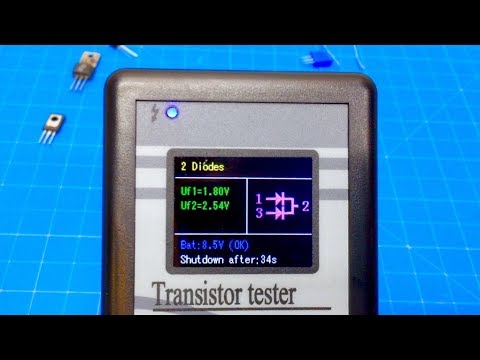 Multifunction Transistor Tester (Mega328) - 1.8" LCD Display - [First Look & Test]