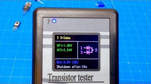 Multifunction Transistor Tester (Mega328) - 1.8" LCD Display - [First Look & Test] [KTFG 359]