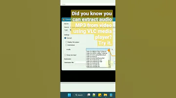 Did You Know You Can Extract Audio MP3 From Video Using VLC Media Player Try It 