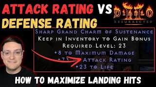 How Is 'Attack Rating' Used To Calculate 'Chance To Hit'? Let's See! | Diablo 2  Mechanics Explained