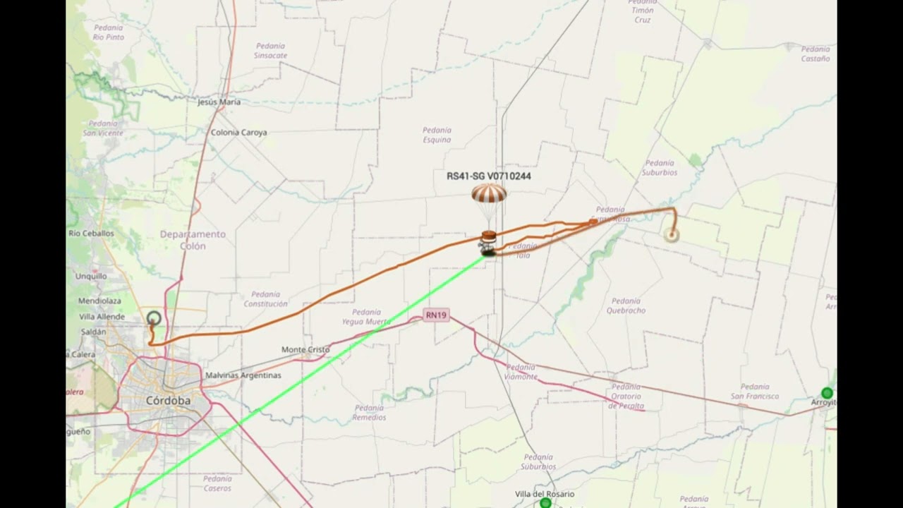 SondeHub Sondas de Argentina